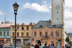 Hranická muzejní noc měla úspěch / fotogalerie / Hranická muzejní noc - trubači na věži Staré radnice, foto: Jiří Necid