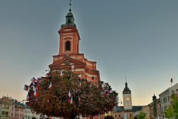 Vlajkovníky zdobí centrum Hranic / fotogalerie / Vlajkovníky v centru Hranic, foto: Jiří Necid