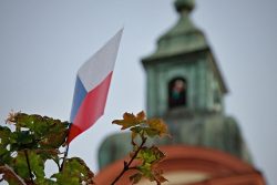 Vlajkovníky zdobí centrum Hranic / fotogalerie / Vlajkovníky v centru Hranic, foto: Jiří Necid