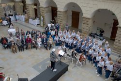 Oslavy 100 let republiky ve dvoraně hranického zámku / fotogalerie / Oslavy 100 let od vzniku samostatného československého státu, foto: Jiří Necid