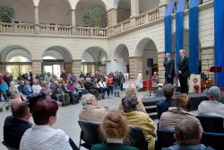 Oslavy 100 let republiky ve dvoraně hranického zámku / fotogalerie / Oslavy 100 let od vzniku samostatného československého státu, foto: Jiří Necid