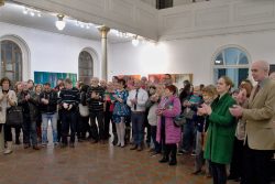 Vernisáž výstavy Tibora Červeňáka v synagoze / fotogalerie / Vernisáž výstavy Tibora Červeňáka, foto: Jiří Necid