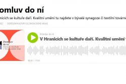 O Hranicích v podcastu o kultuře v Olomouckém kraji / fotogalerie / Podcast - Promluv do ní