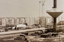 Co jste možná (ne)věděli o hranických sídlištích / fotogalerie / Pohled na sídliště Nová a budování Vodojemu v polovině 80. let 20. století, foto: sbírka Milana Králika