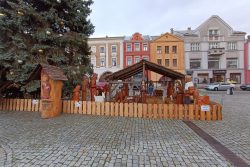 Halouzkův betlém již nyní na Masarykově náměstí / fotogalerie / Halouzkův betlém 2023, foto: Ivana Žáková