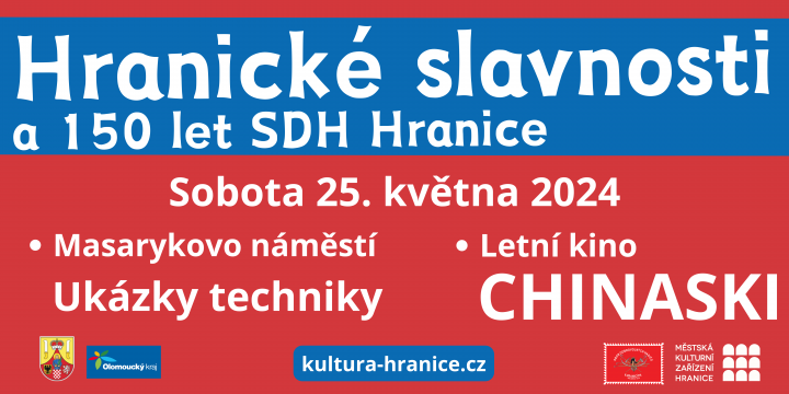 Přihlašovací formulář na Hranické slavnosti